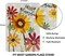 Spring Flowers Garden Flag 12x18 Inch Double Sided,Hello Sunshine Sunflower Daisy Small Yard Flags for Outdoor,Summer Seasonal Decoration for Farmhouse Holiday Outside